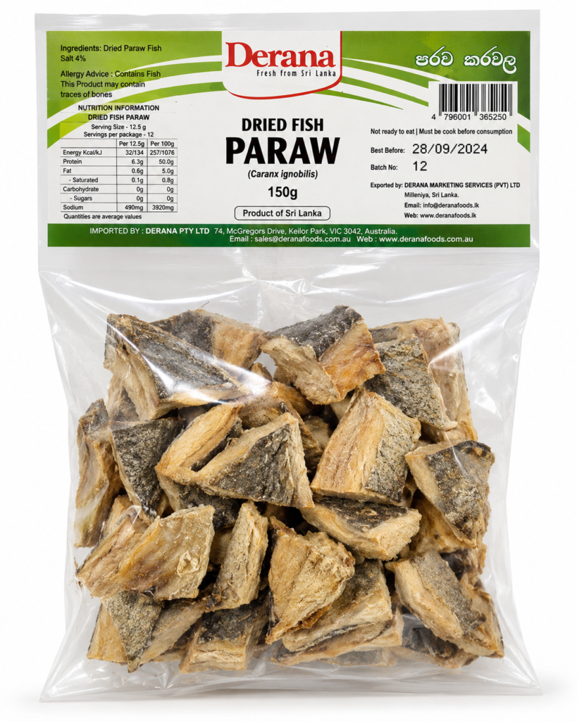 Derana Paraw Dried Fish 150g