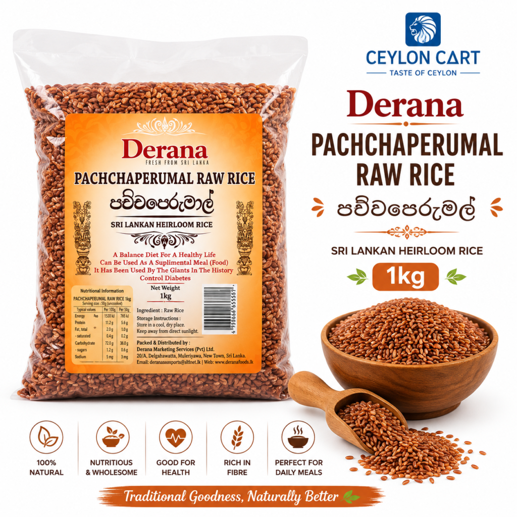 Derana Pachchaperumal Raw Rice 1kg