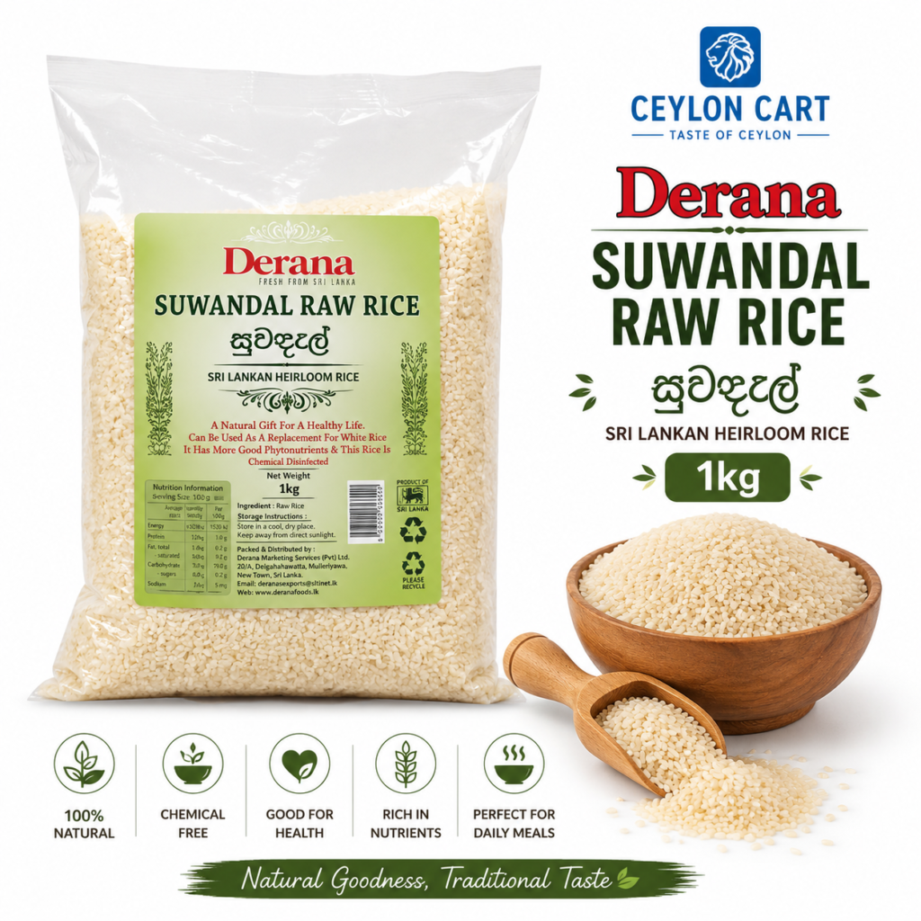 Derana Suwandel Raw Rice 1kg