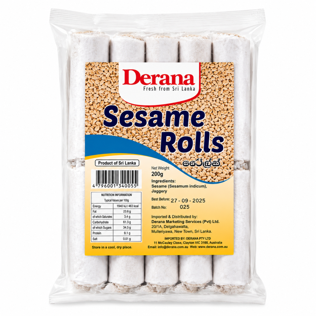 DERANA SESAME ROLLS - 200g